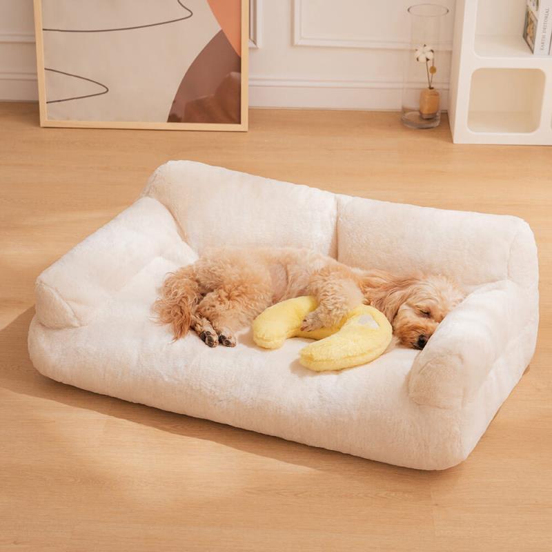 Plush Pet Bed – Removable & Washable