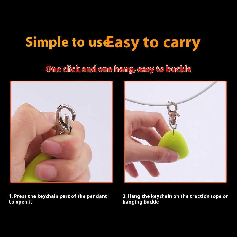 Silicone Triangle Light Pendant for Pets