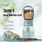 3-in-1 Portable Dog Water, Food, and Waste Bag Cup