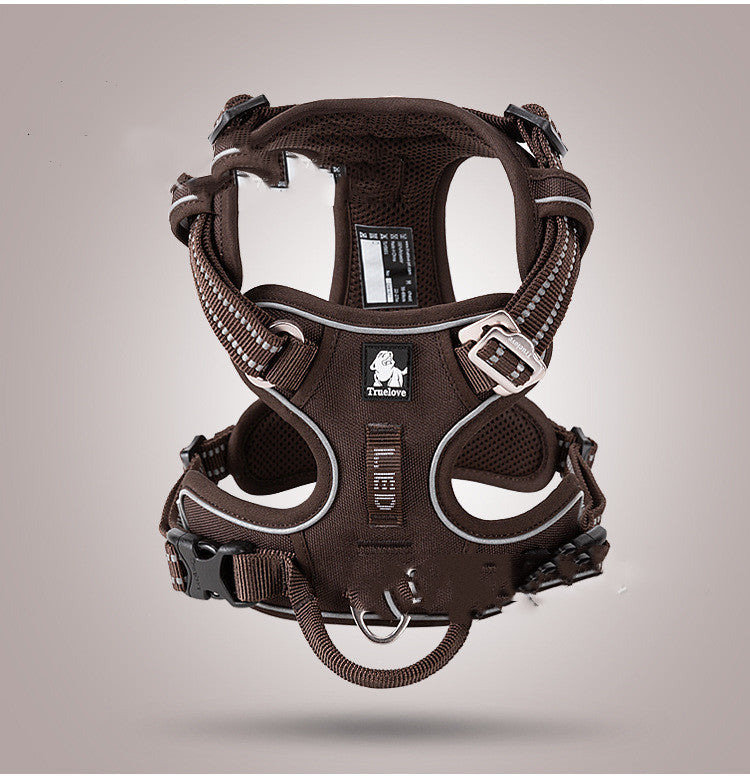 Truelove 3M Reflective Dog Harness with Dual Control & Aviation Aluminum Fittings