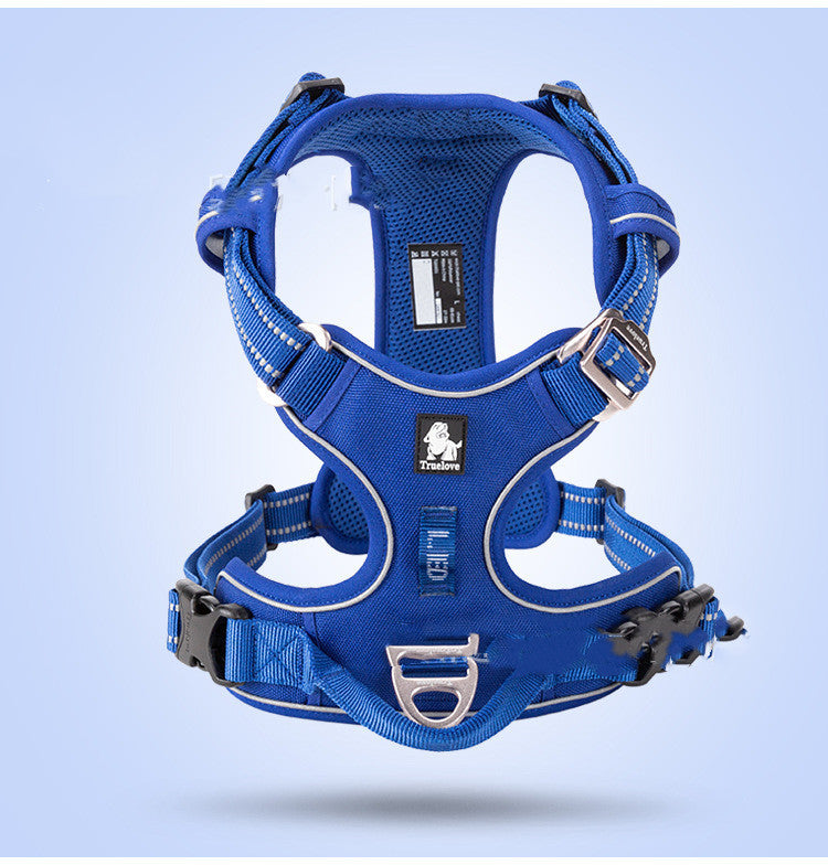 Truelove 3M Reflective Dog Harness with Dual Control & Aviation Aluminum Fittings