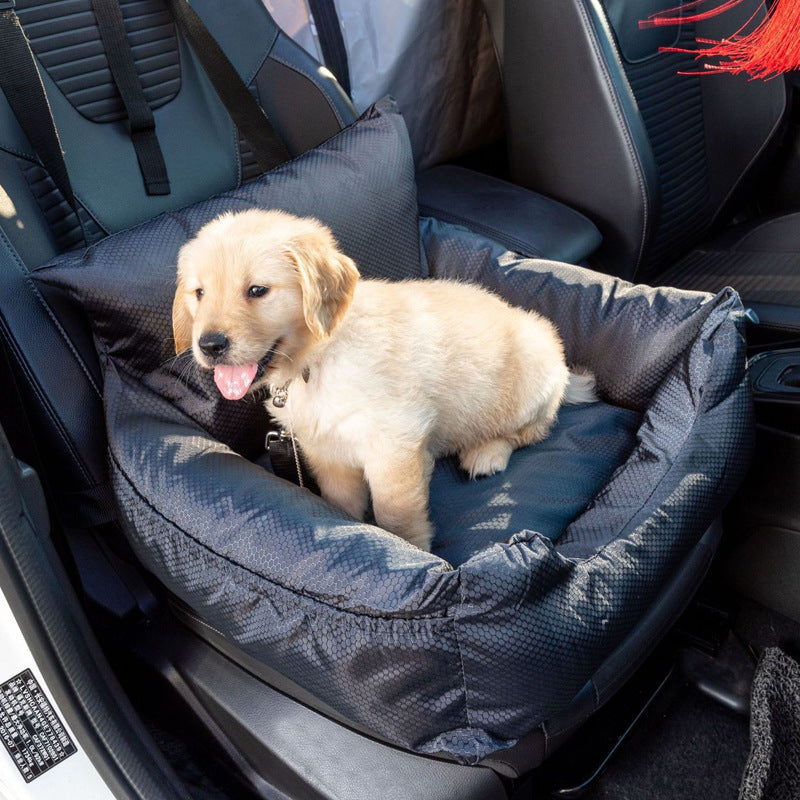 Car Pet Seat Kennel for Cats & Dogs, Soft, Secure Travel Bed