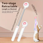 Retractable Feather & Tassel Cat Wand Toy
