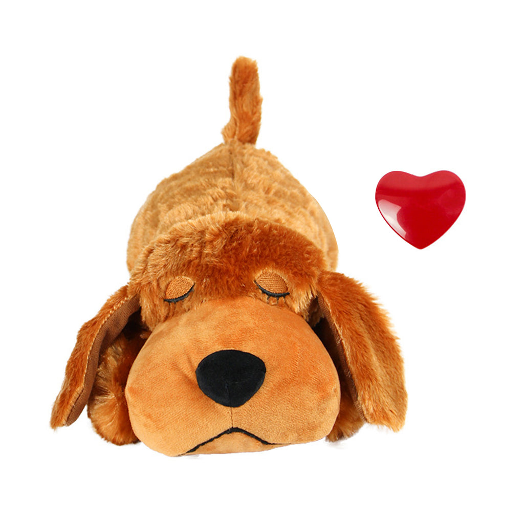 Heartbeat Plush Dog Toy & Comfort Companion