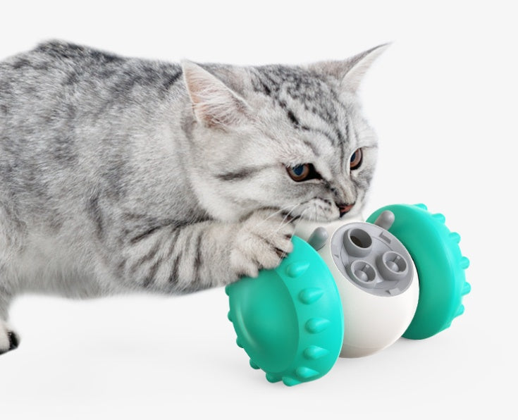 Interactive Slow-Feeding Balance Toy for Cats & Dogs