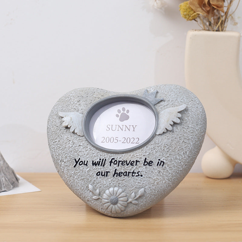 Pet Memorial Paw Print Frame – Forever in Our Hearts