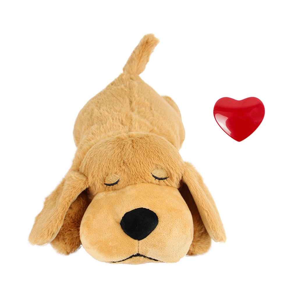 Heartbeat Plush Dog Toy & Comfort Companion