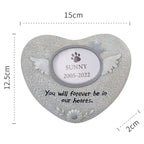 Pet Memorial Paw Print Frame – Forever in Our Hearts