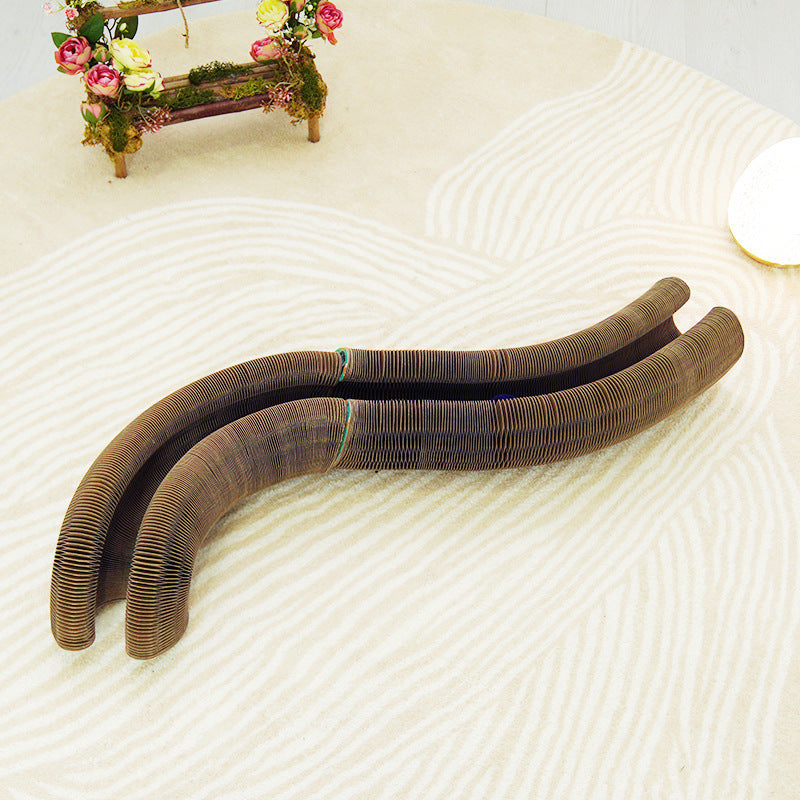 ScratchNest Foldable Cat Scratching Board with Ball