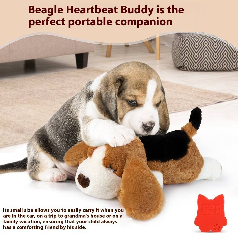 Pet Heartbeat Plush Toy & Comfort Sleep Companion
