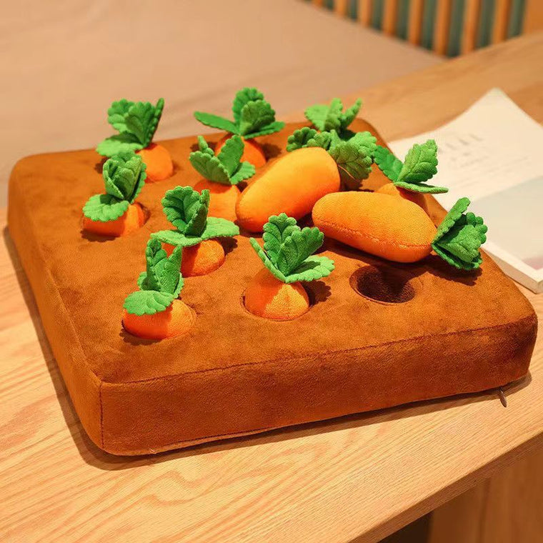 Interactive Carrot Dog Toy