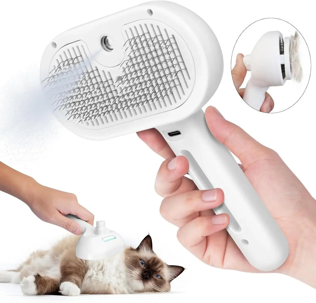 Pet Spray Massage Comb – 2-in-1 Grooming & Mist