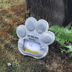 Pet Memorial Paw Print Frame – Forever in Our Hearts