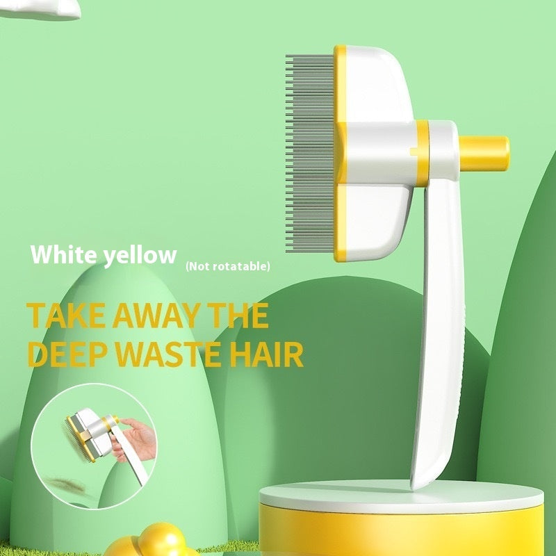 Self-Cleaning Pet Comb for Cats & Dogs