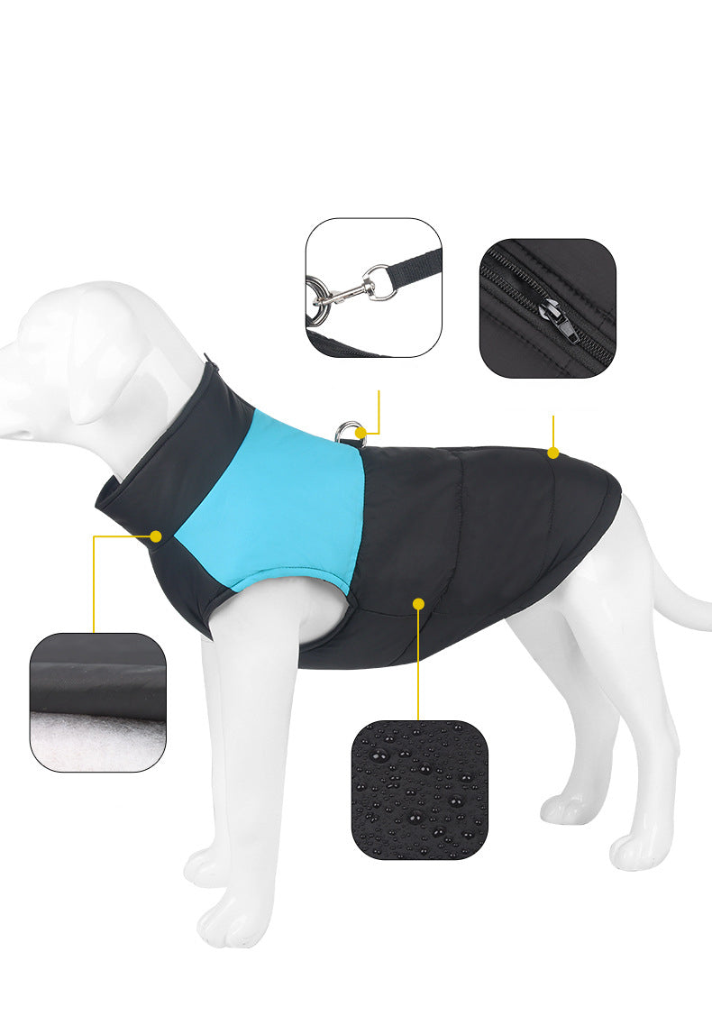 Waterproof Dog Winter Jacket – Warm Padded Vest