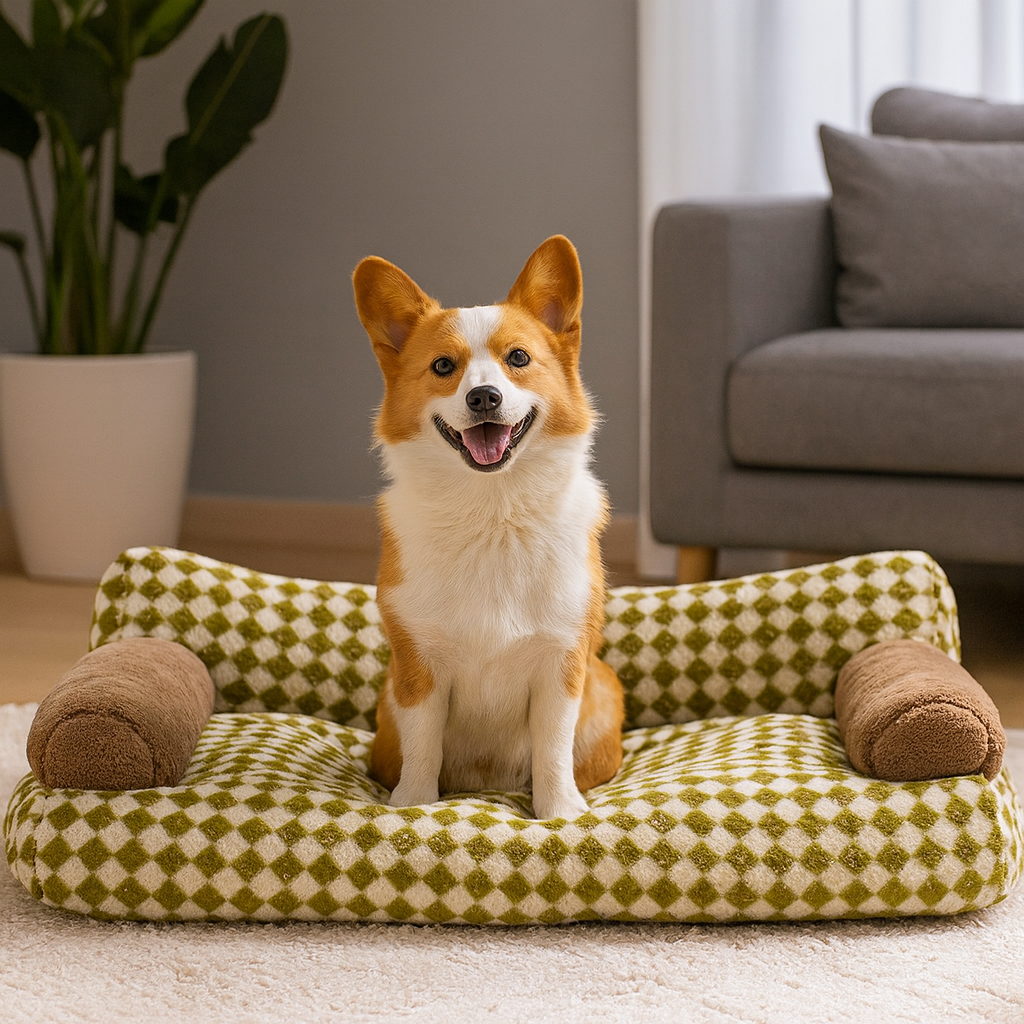 Plush Pet Bed – Removable & Washable
