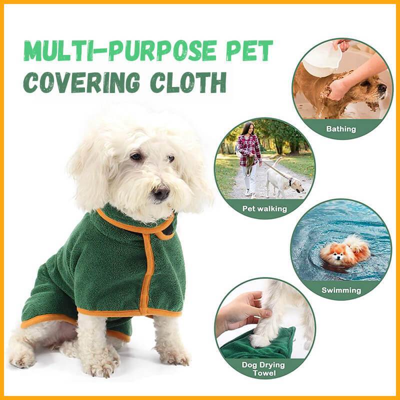Pet Bathrobe – Super Absorbent Microfiber