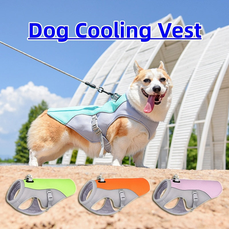 CoolPace™ – Breathable Dog Cooling Vest for Hot Weather Walks