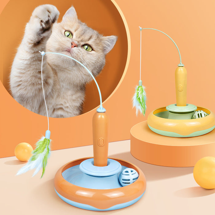 Interactive Electronic Cat Turntable Toy