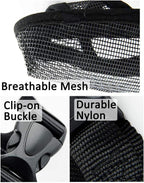 Breathable Mesh Dog Muzzle – Anti-Bite and Anti-Bark