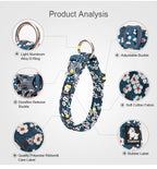 Truelove Floral Dog Collar, Adjustable Soft Cotton Design