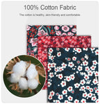 Truelove Floral Dog Collar, Adjustable Soft Cotton Design