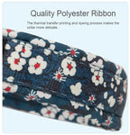 Truelove Floral Dog Collar, Adjustable Soft Cotton Design